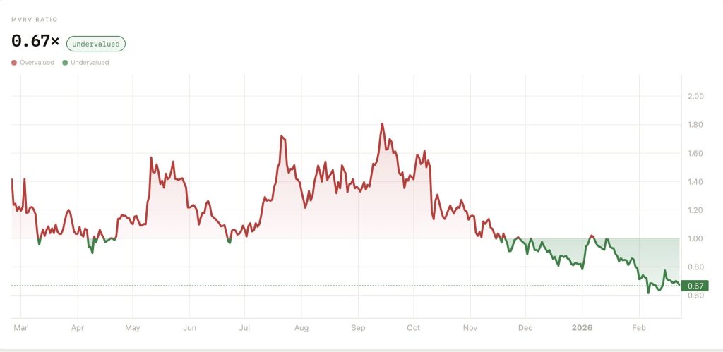 DOGE MVRV ratio - Bron: CryptoQuant