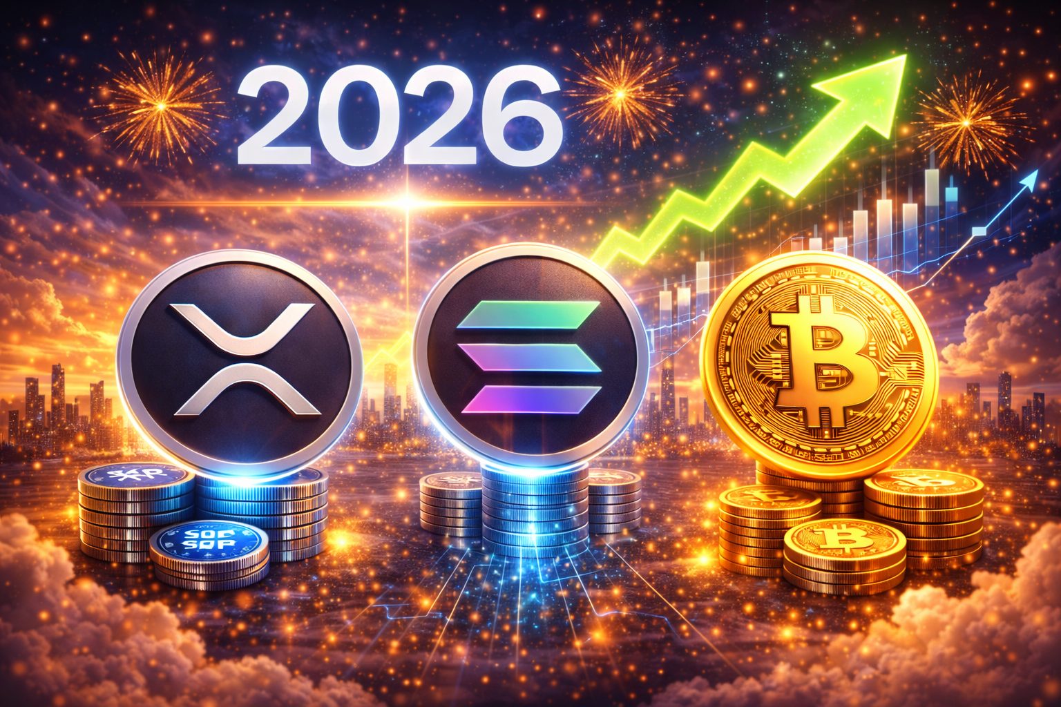 Claude voorspelt XRP, SOL, BTC koers 2026