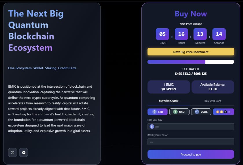 BMIC crypto presale