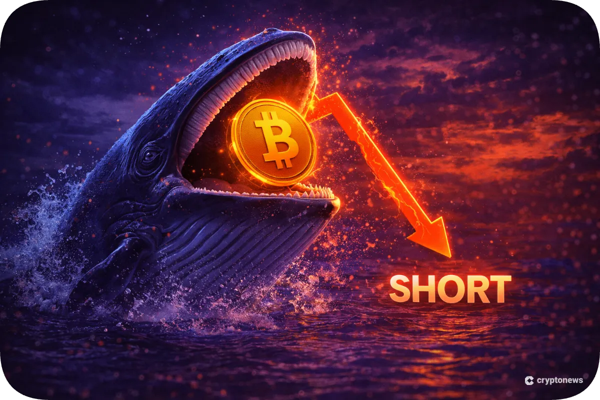 Bitcoin short van $53M geopend door whale