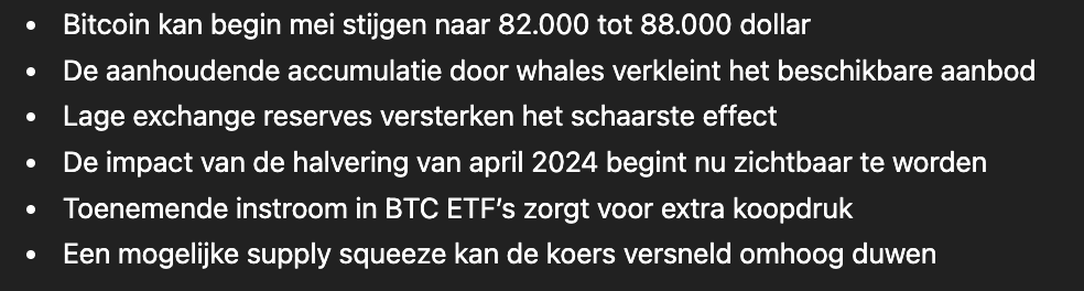 GPT-5 voorspelt Bitcoin koers in mei 2026