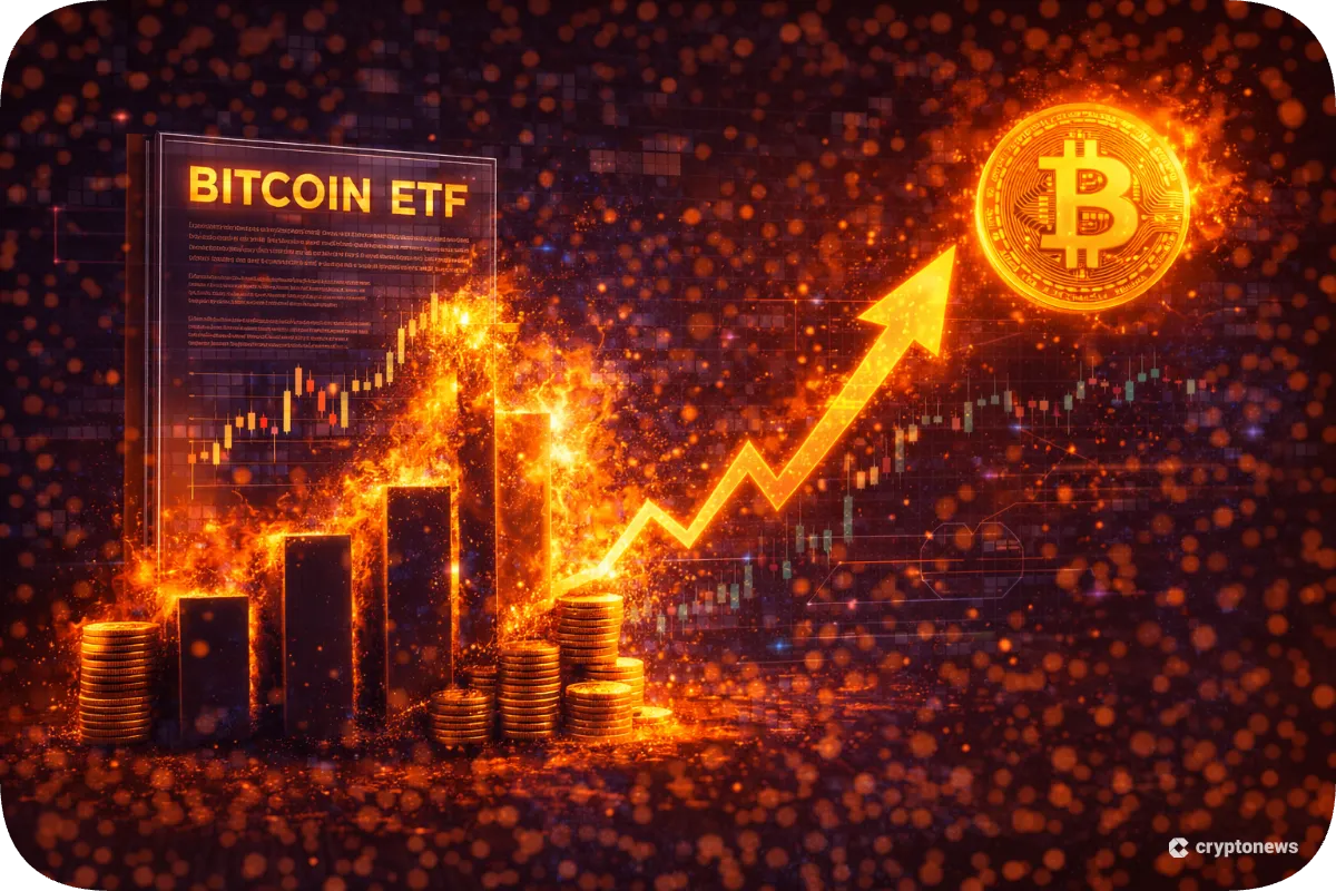 Bitcoin ETF volume explodeert, BTC koers stijgt 7% in een dag