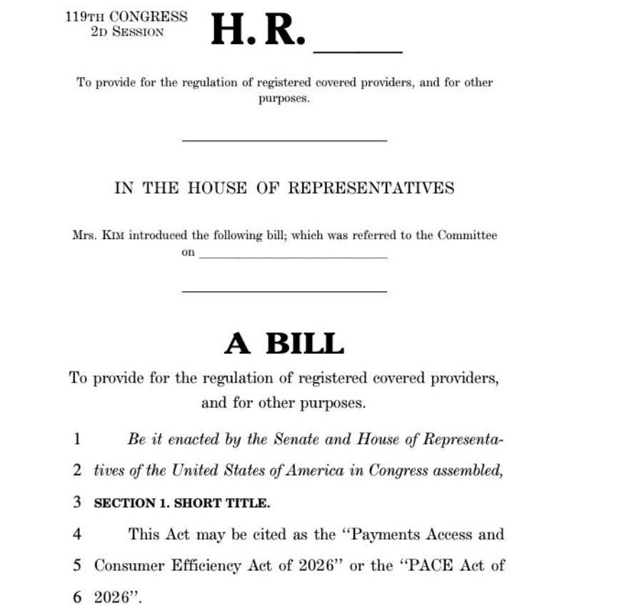 PACE Act Amerika