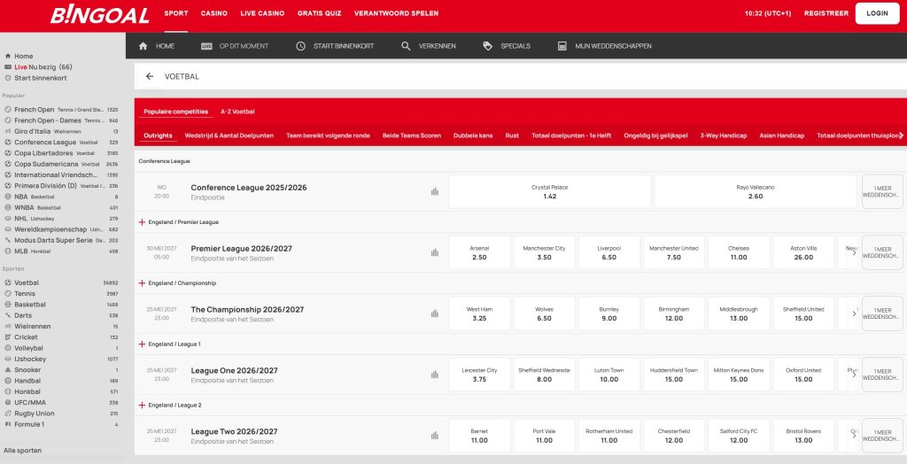 Bingoal - wedden op wielrennen, profit boost sportsbook