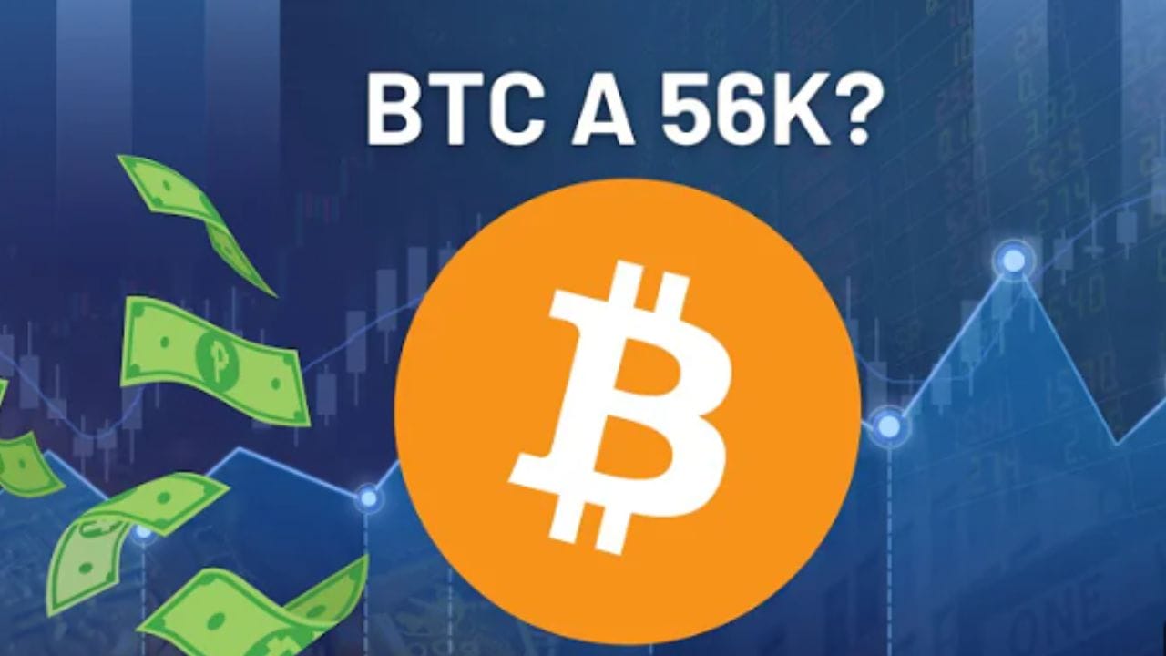 Bitcoin è pronto ad arrivare a 56.000$?