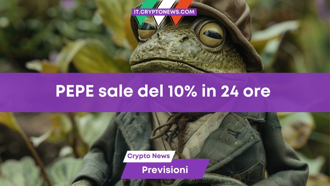 Previsione del prezzo di Pepe: PEPE sale del 10% in 24 ore