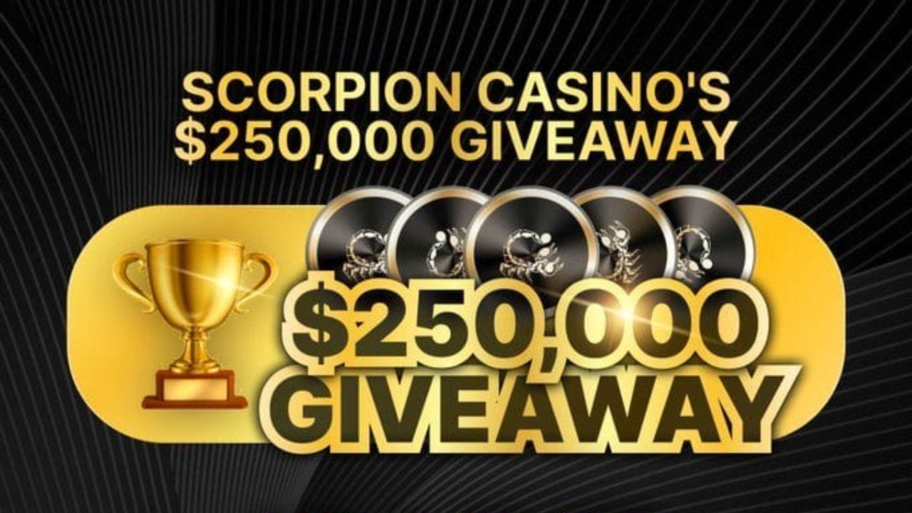 L’airdrop da 250.000$ di Scorpion Casino alimenta il successo della presale