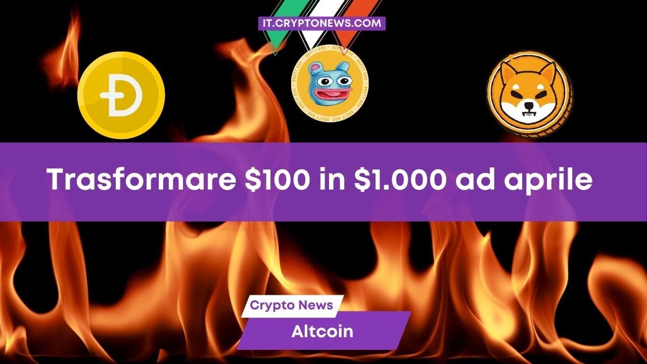 3 Meme Coin e una ICO per trasformare $100 in $1.000 ad aprile