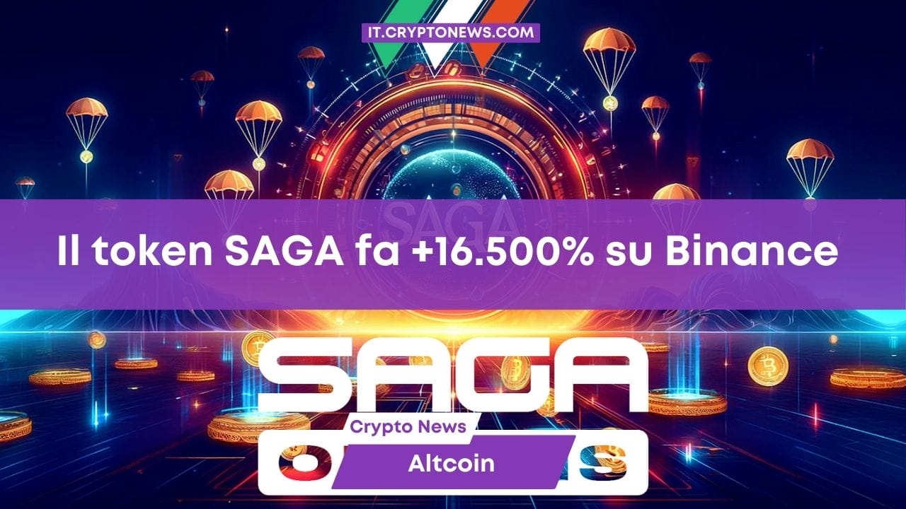 Debutto esplosivo di SAGA su Binance: il token fa +16.500%