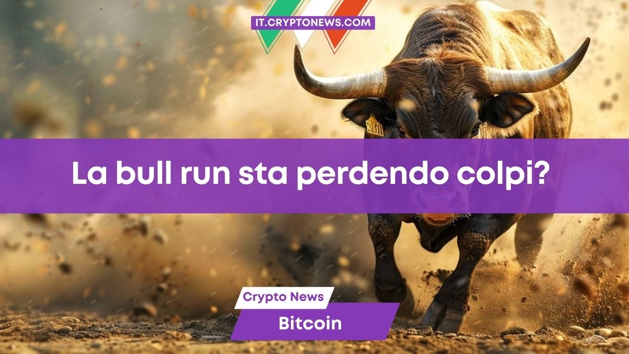 La Bull Run di Bitcoin sta perdendo colpi? Un indicatore segnala un possibile rallentamento