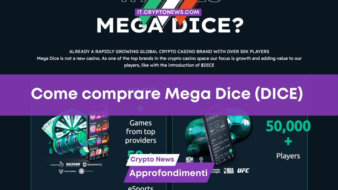 Come comprare Mega Dice Token (DICE) – Guida facile
