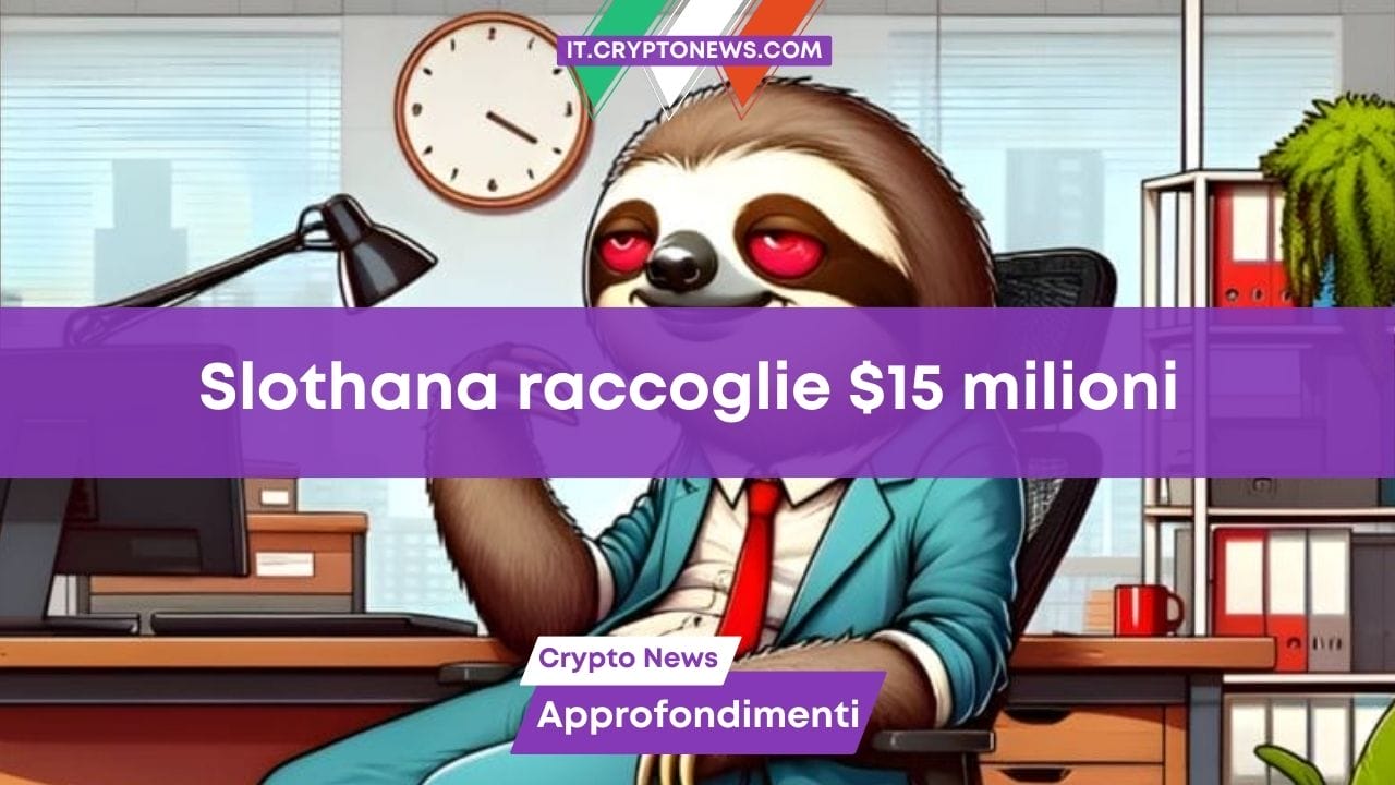 La meme coin Slothana raccoglie $15 milioni nella ICO: Restano solo cinque giorni per investire!