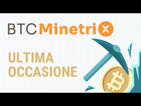 Presale BTC Minetrix sta per terminare | Lancio 30 Aprile
