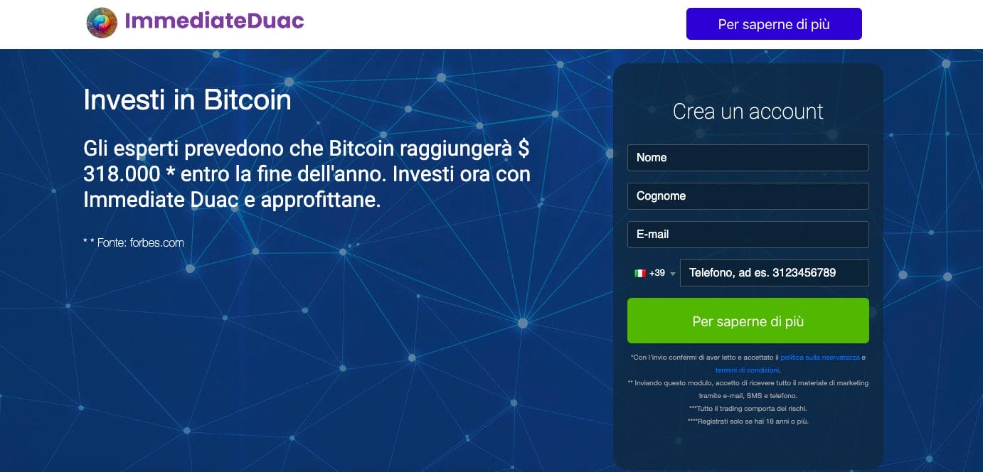 La recensione dell’app Immediate Duac AI – Truffa o piattaforma sicura?