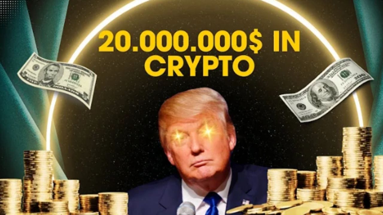 Trump possiede 20 mln nel wallet crypto!!