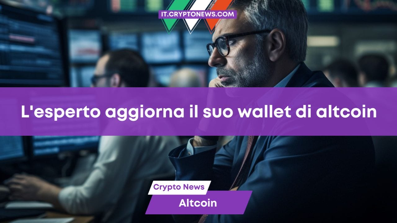 L'esperto aggiorna il suo wallet di altcoin