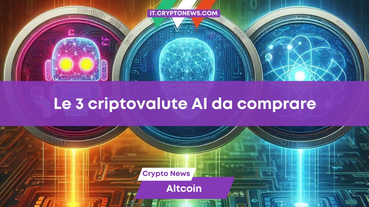 Le 3 criptovalute AI da comprare