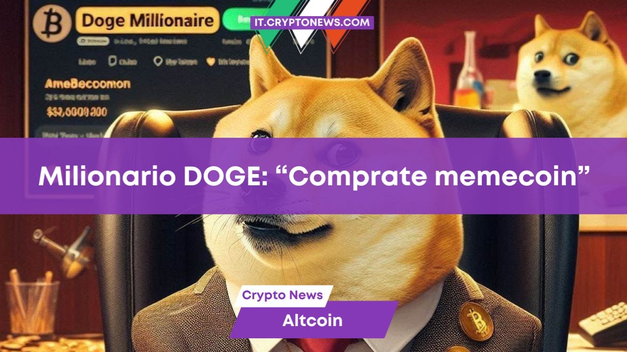 Milionario DOGE: “Comprate memecoin”