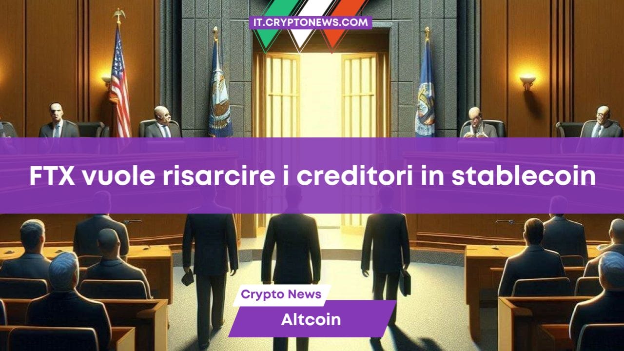 FTX vuole risarcire i creditori in stablecoin