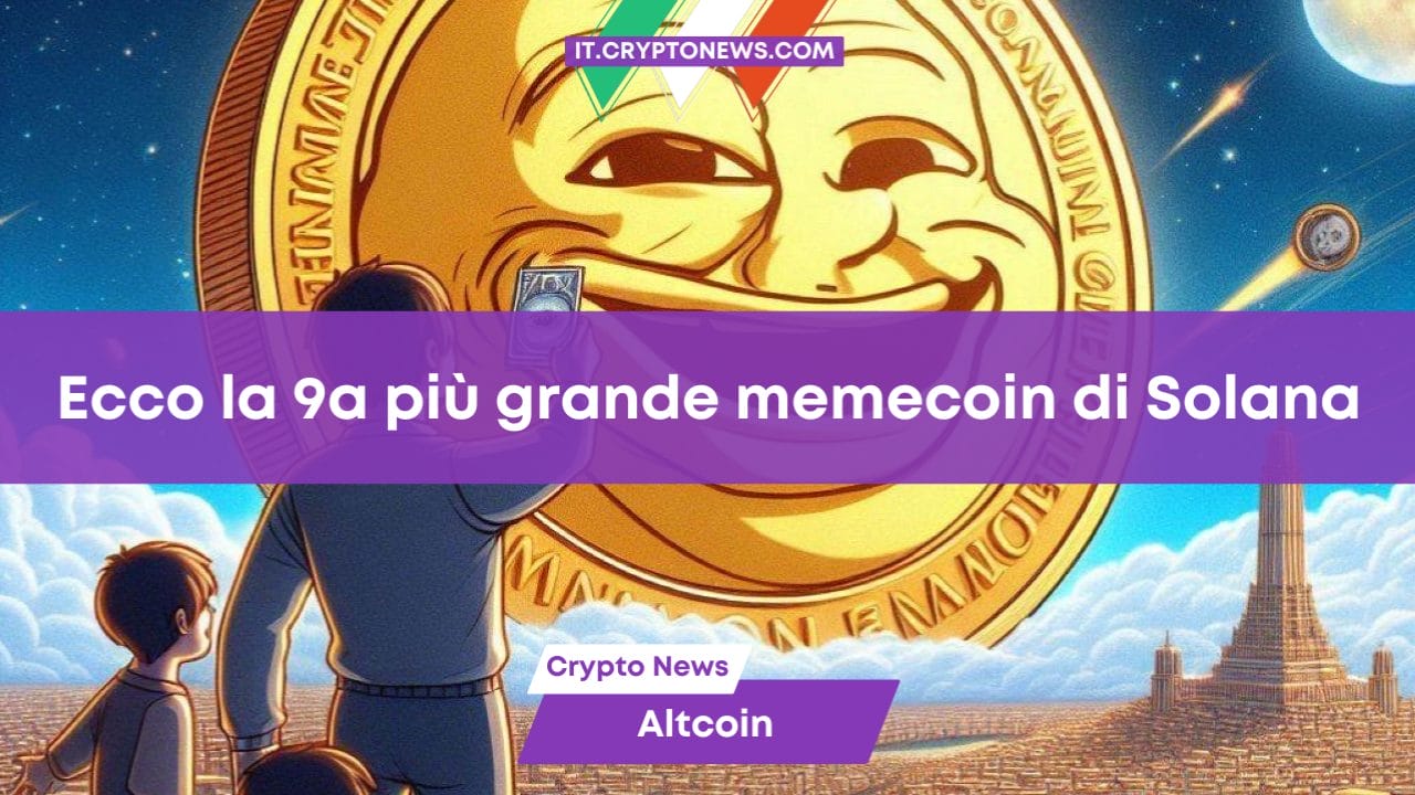 Ecco la 9a più grande memecoin di Solana