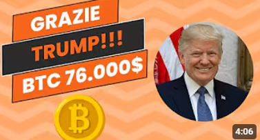 BITCOIN a 76k! NUOVO Massimo Storico grazie a TRUMP