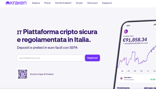 Piattaforme di trading sui futures crypto - Kraken