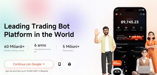 Piattaforme di trading sui futures crypto - Pionex