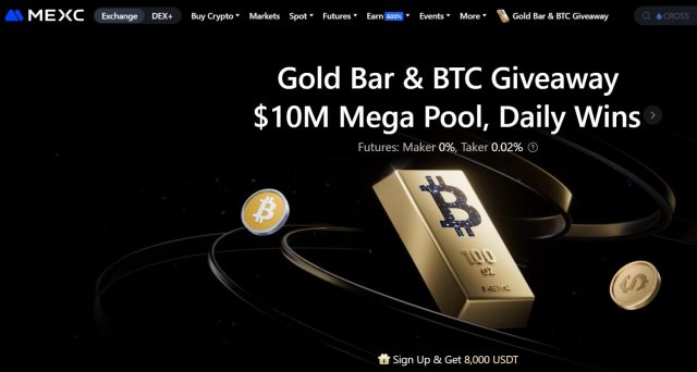 Comprare criptovalute con carta con MEXC