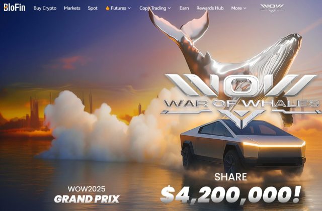 Comprare crypto con carta su BloFin