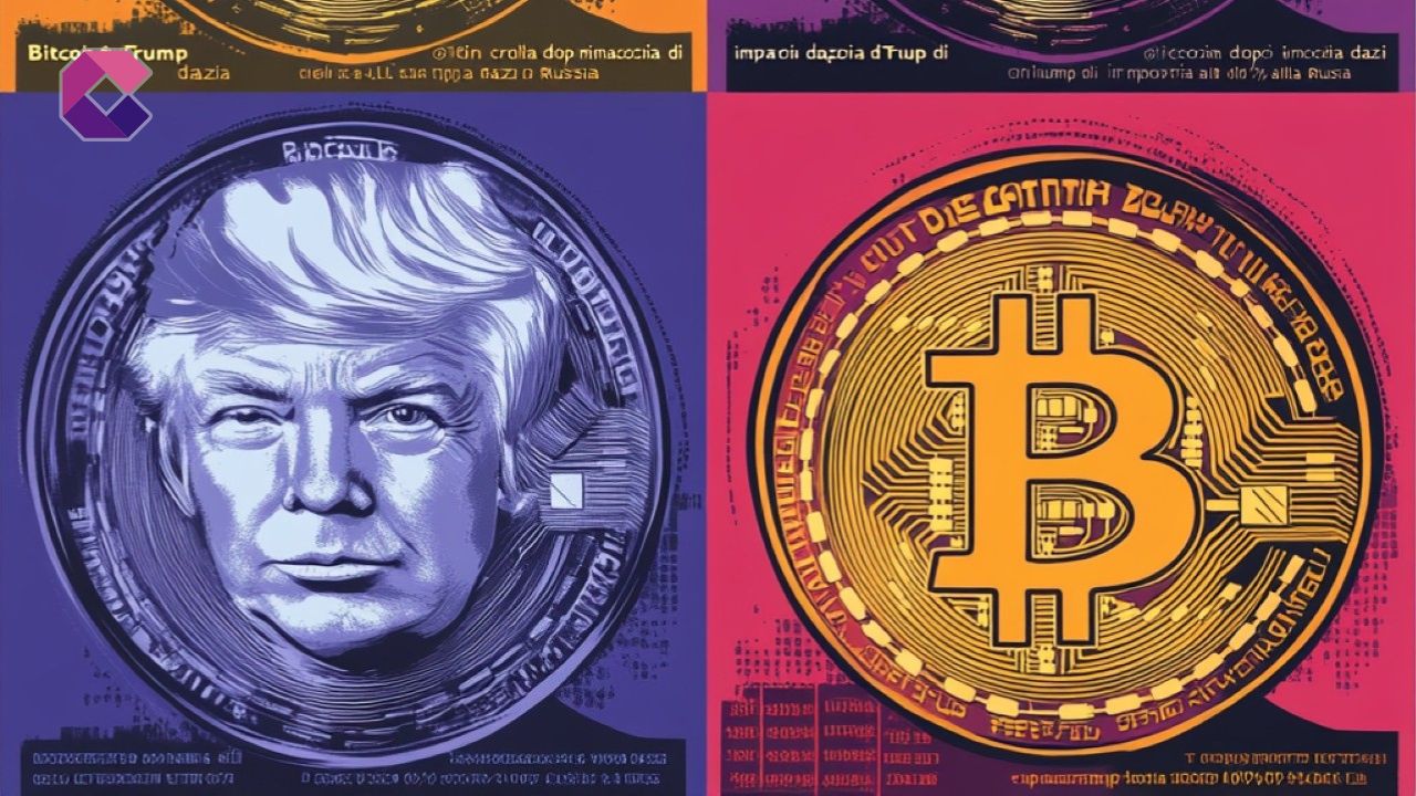 Bitcoin crolla dopo la minaccia di Trump di imporre dazi del 100% alla Russia