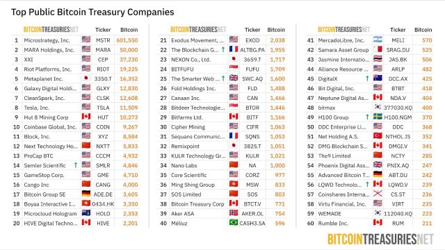 Fonte BitcoinTrasuries