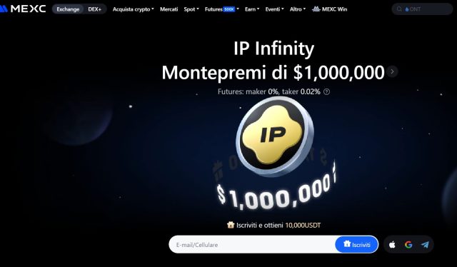 MEXC - Exchange crypto per principianti