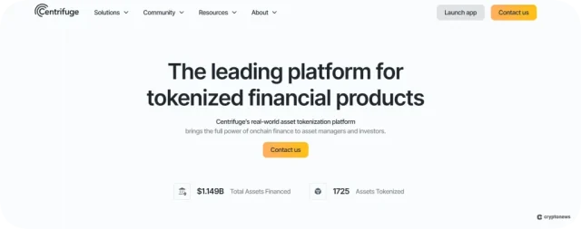 Centrifuge è un ottimo RWA