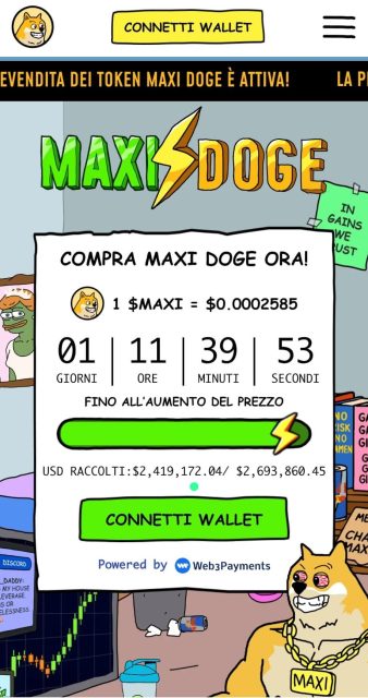 Maxi Doge è la crypto ICO che potenzia il brand DOGE
