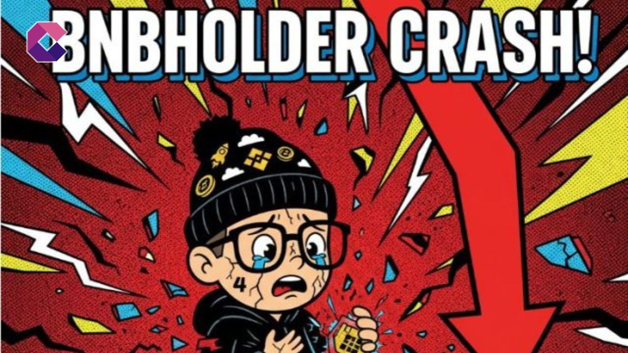 Un ragazzino assite al crollo di BNB Holder