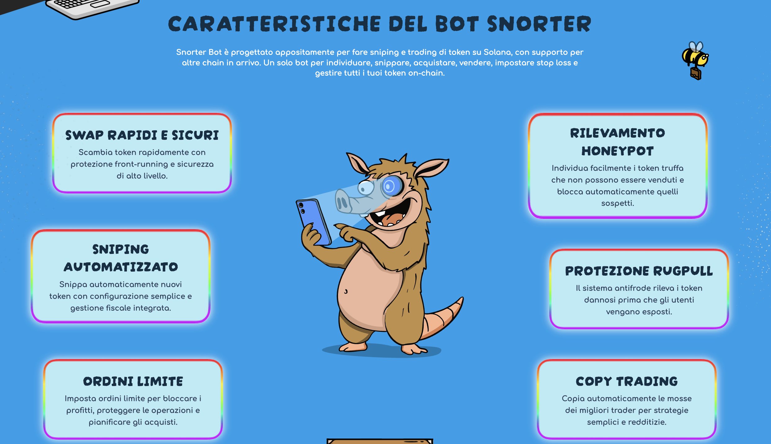 Funzionalità premium del bot di trading su Telegram