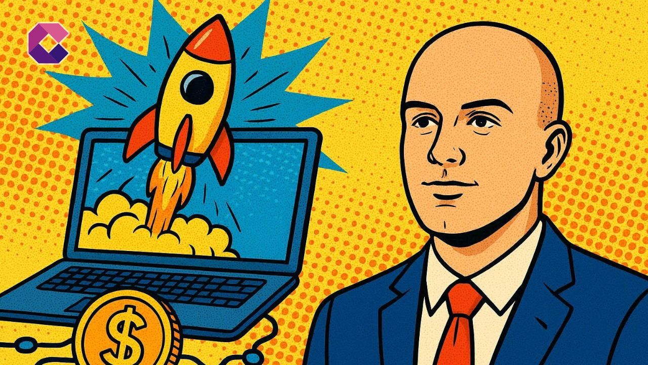 Immagine in stile pop art per la copertina di un articolo sulle criptovalute