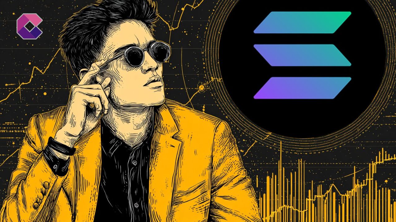 Immagine in stile pop art per la copertina di un articolo sulle criptovalute