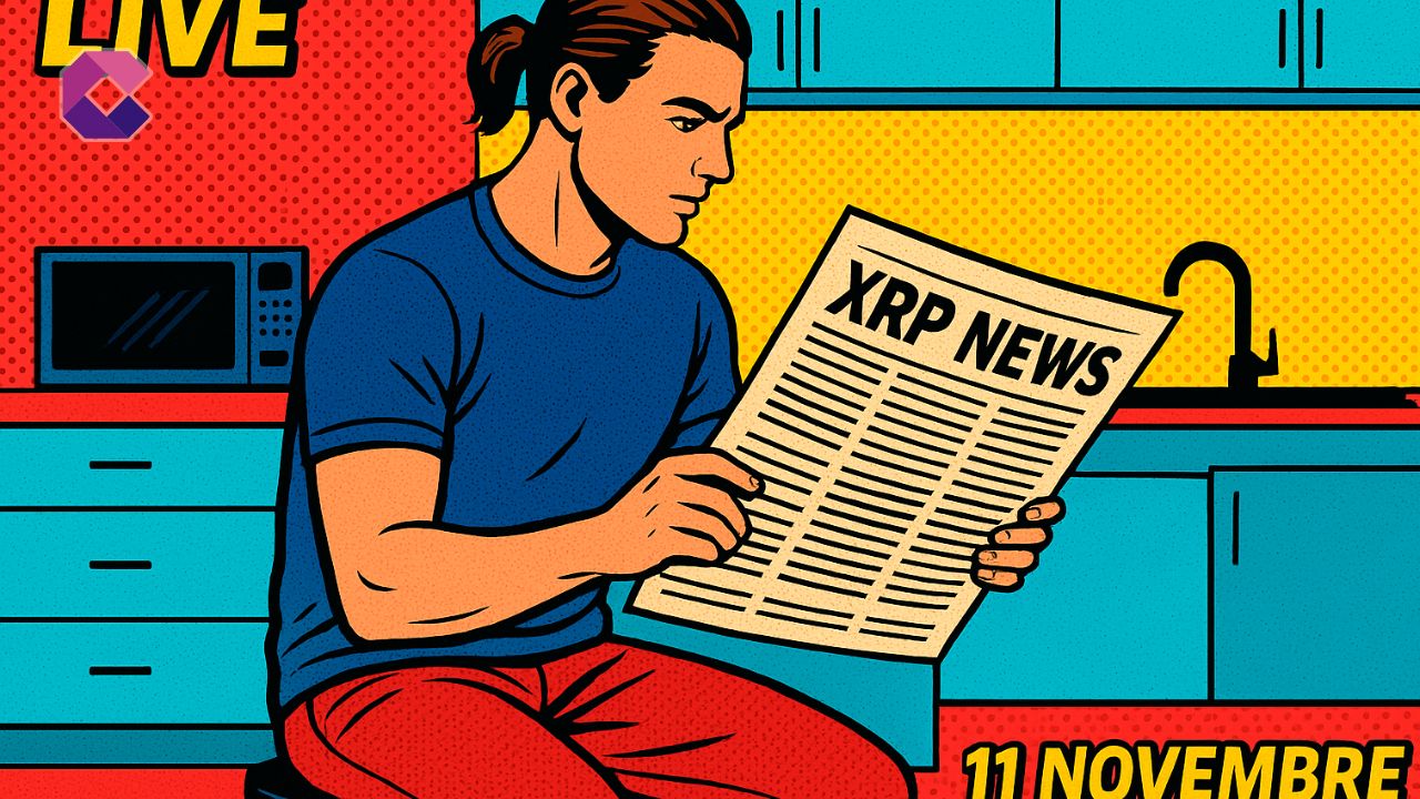 Immagine di un uomo che legge il giornale in cucina