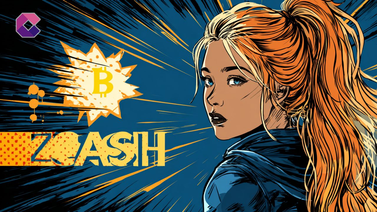 Immagine in stile pop art per la copertina di un articolo sulle criptovalute