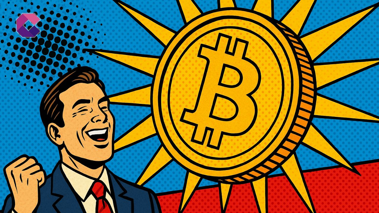 Previsione Bitcoin - Illustrazione in stile pop art - Cryptonews Italia
