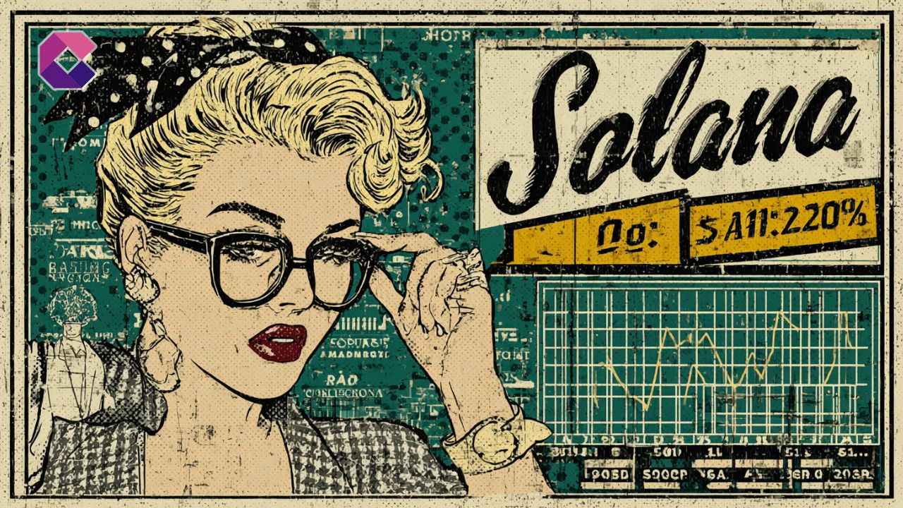 Immagine in stile pop art per la copertina di un articolo sulle criptovalute