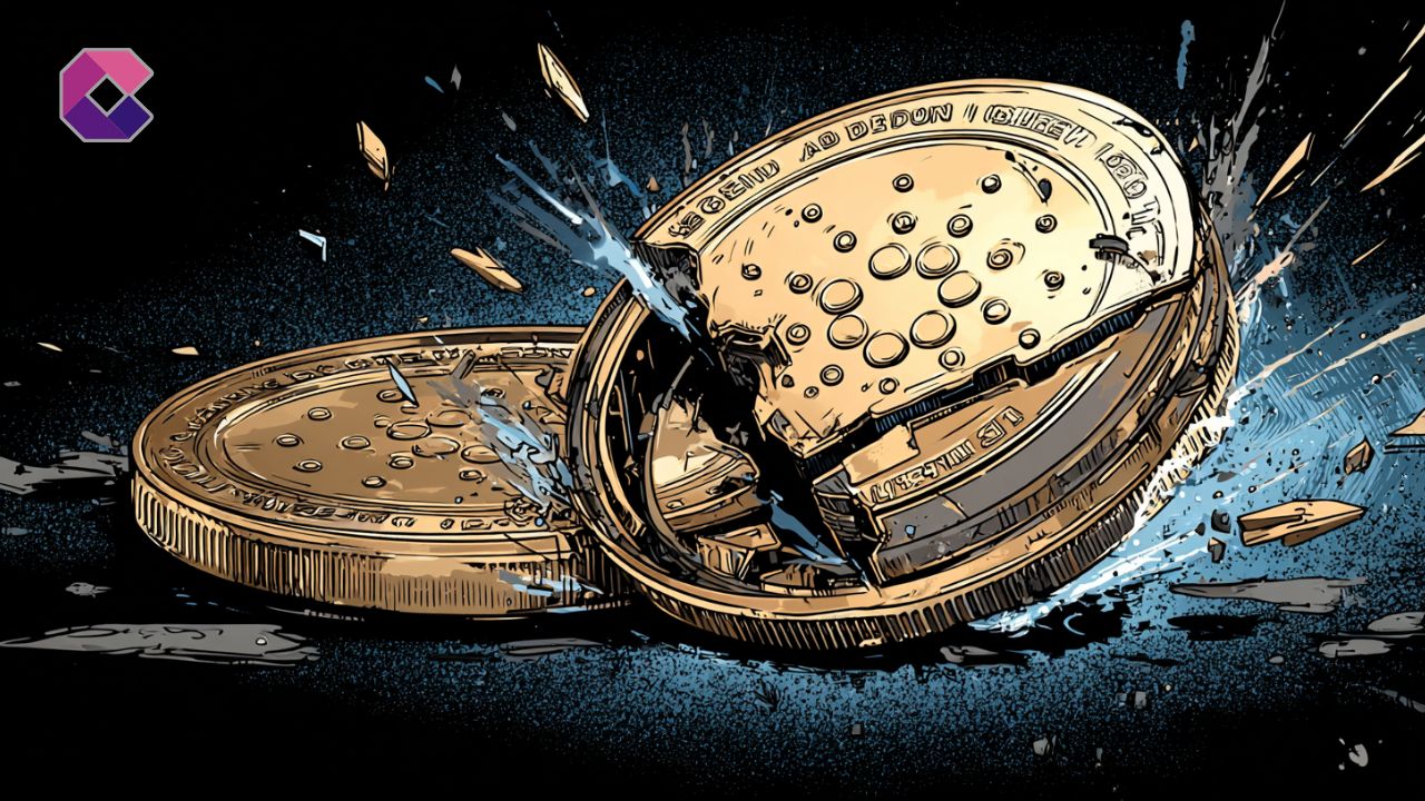 Immagine in stile pop art per la copertina di un articolo sulle criptovalute