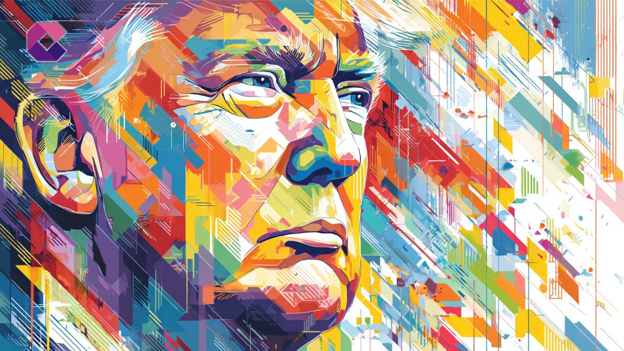 Immagine in stile pop art per la copertina di un articolo sulle criptovalute