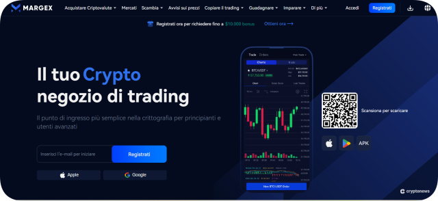 Margex è adatta al trading di futures crypto con leva finanziaria