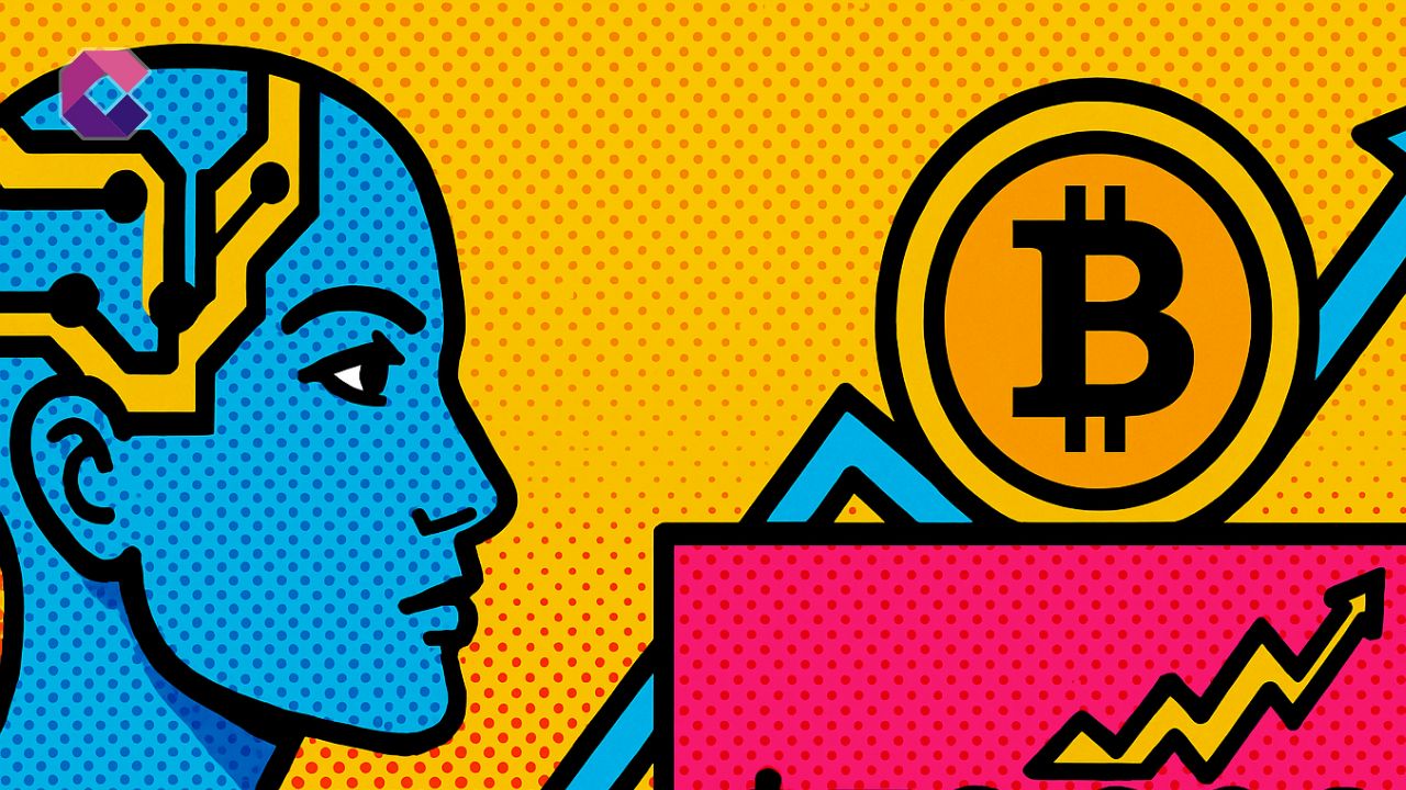 Previsione BTC - Illustrazione pop art - Cryptonews Italia