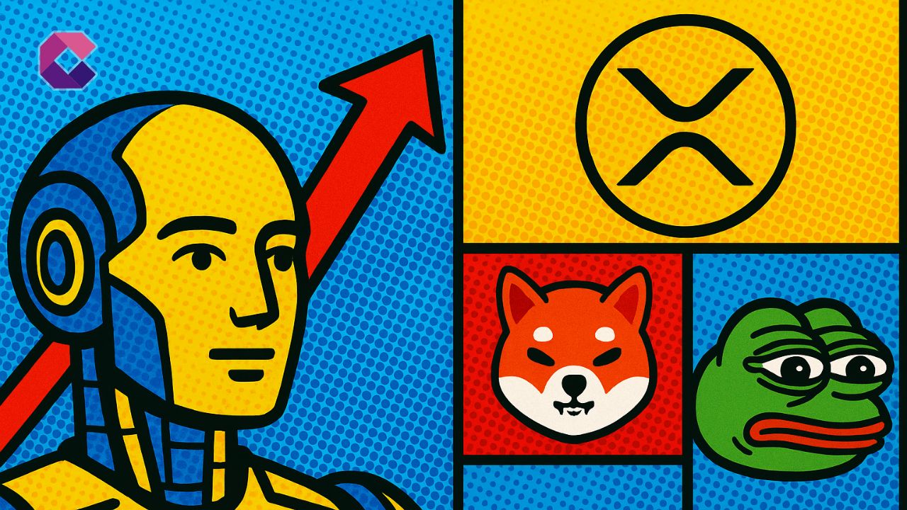 Previsioni AI - Illustrazione pop art - Cryptonews Italia