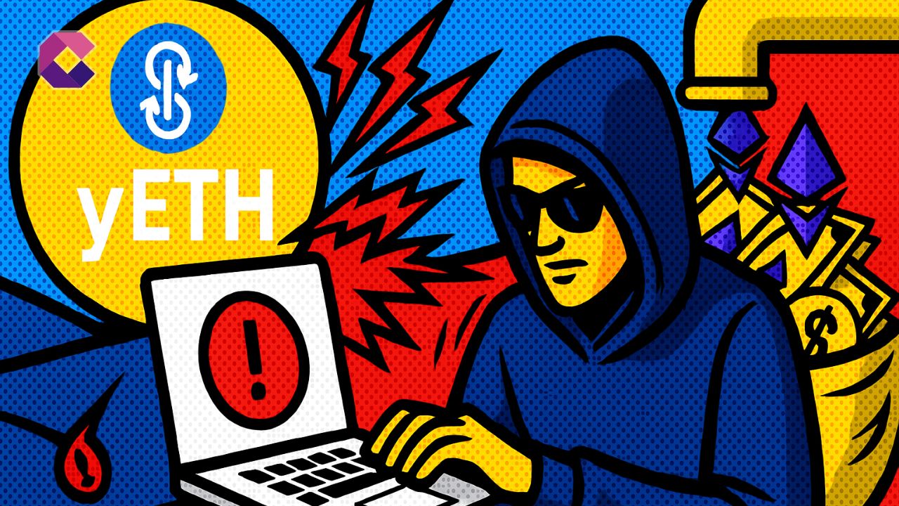 Truffa yETH - Illustrazione pop art - Cryptonews Italia