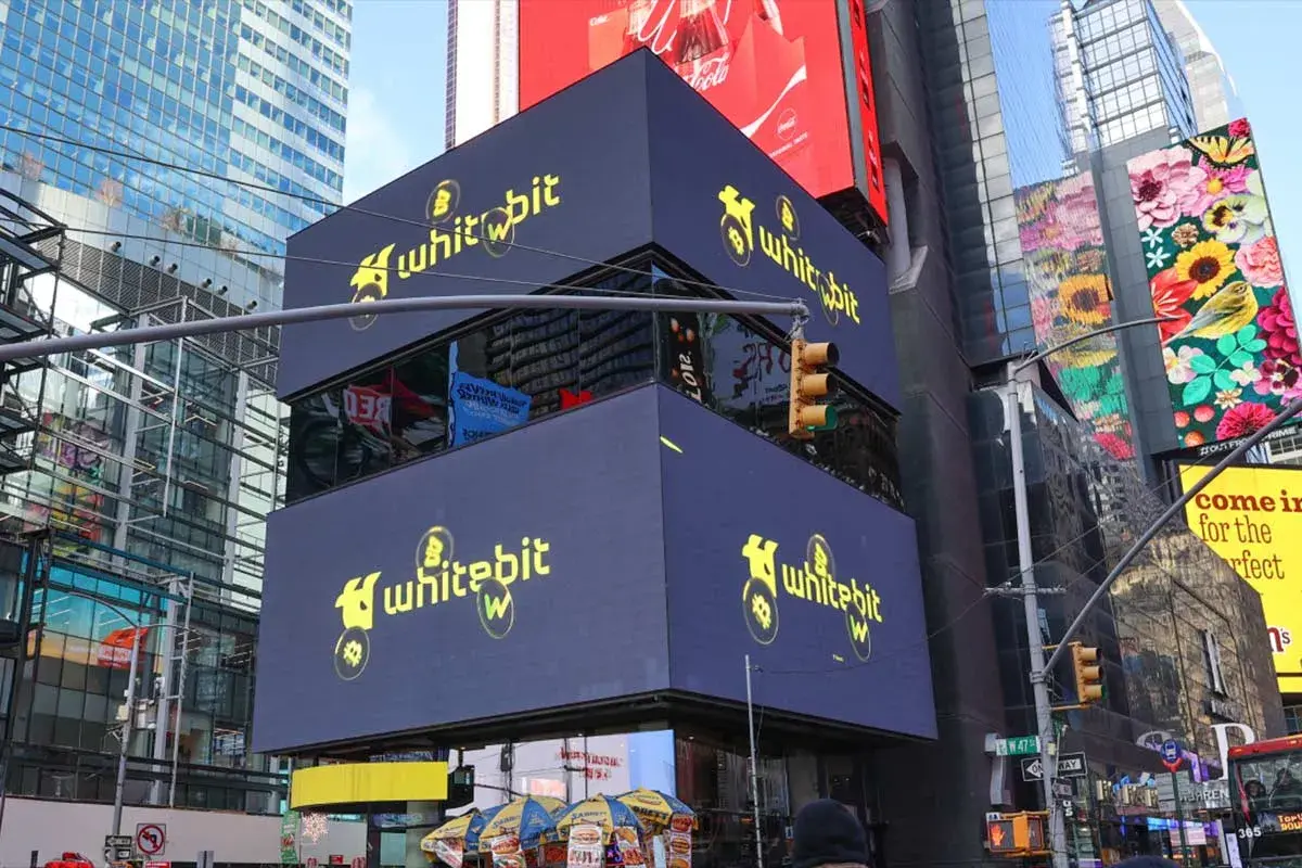 campagna di WhiteBIT a Times Square