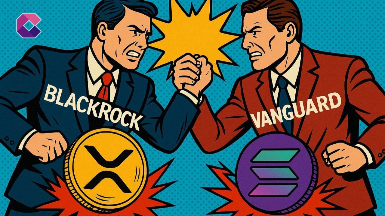 Immagine in stile pop art per la copertina di un articolo sulle criptovalute